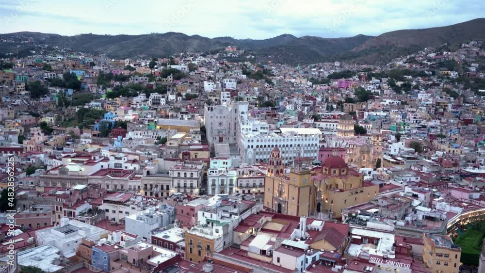 Panoramic view of the magic town of Guanajuato Panoramic view of the magic town of Guanajuato