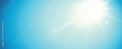 sunny sky abstract background with copy space