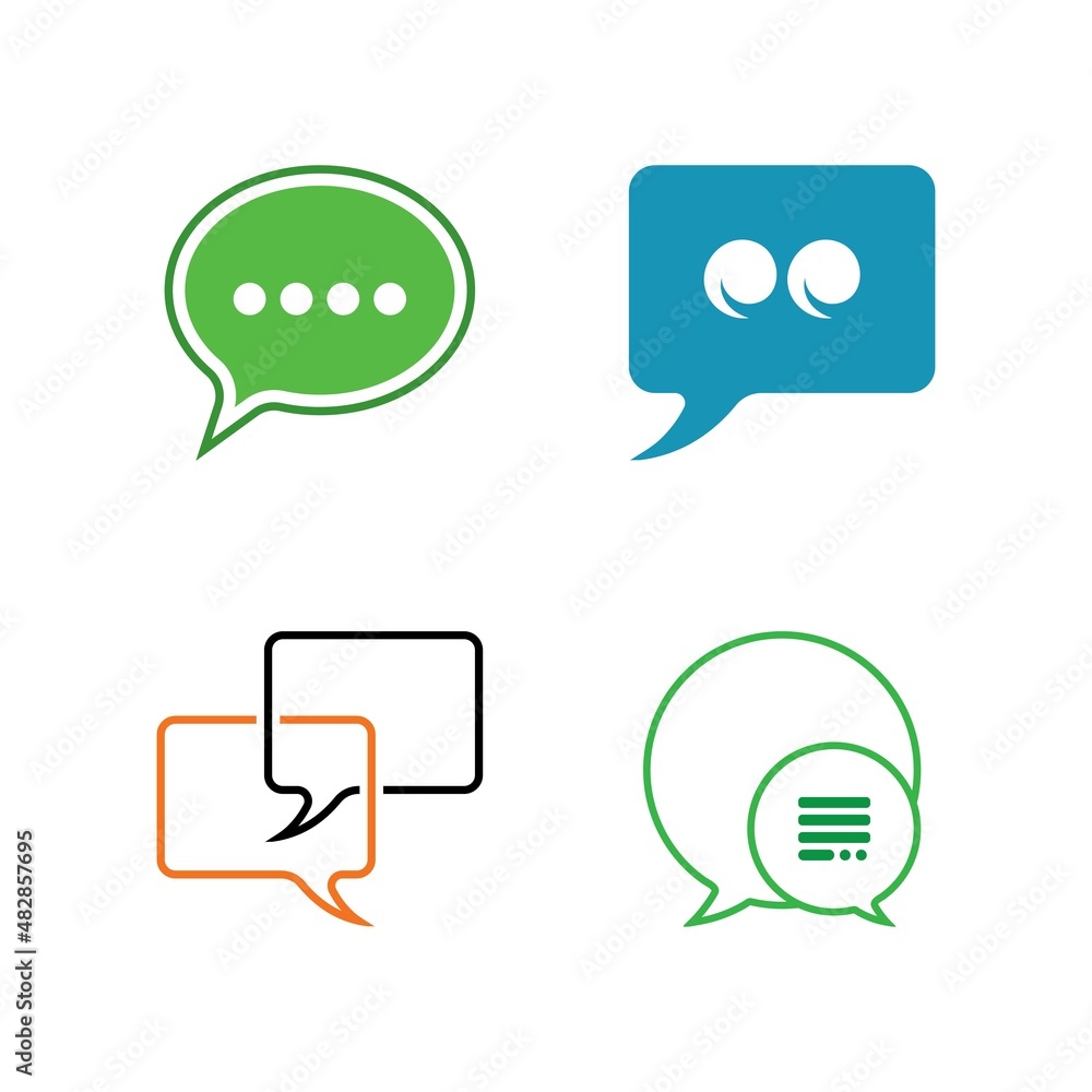 Speech bubble icon vector illustration Speech bubble icon vector illustration