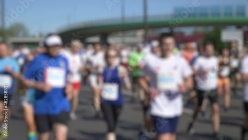 Wallpaper Mural Marathon runners in 4K slow motion 60fps Torontodigital.ca