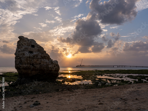 沖縄：瀬長島の夕陽