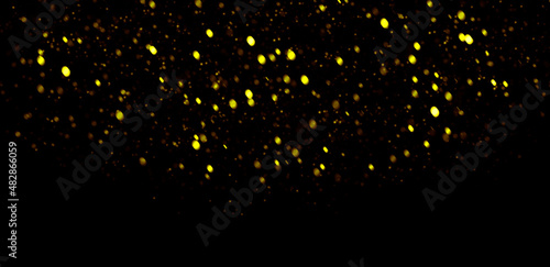 Defocused lights abstract background. Holiday glowing backdrop.