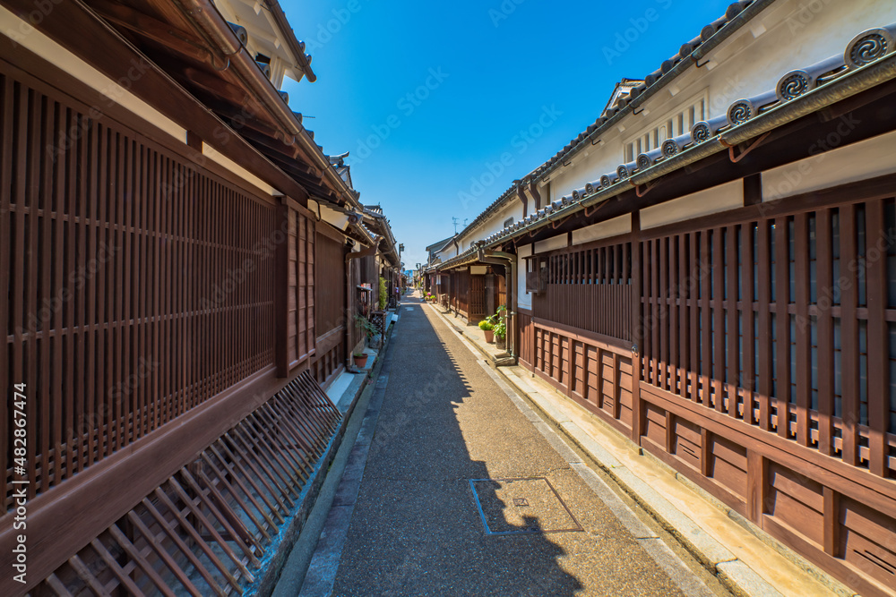 奈良　重要伝統的建造物群保存地区　今井町の町並み