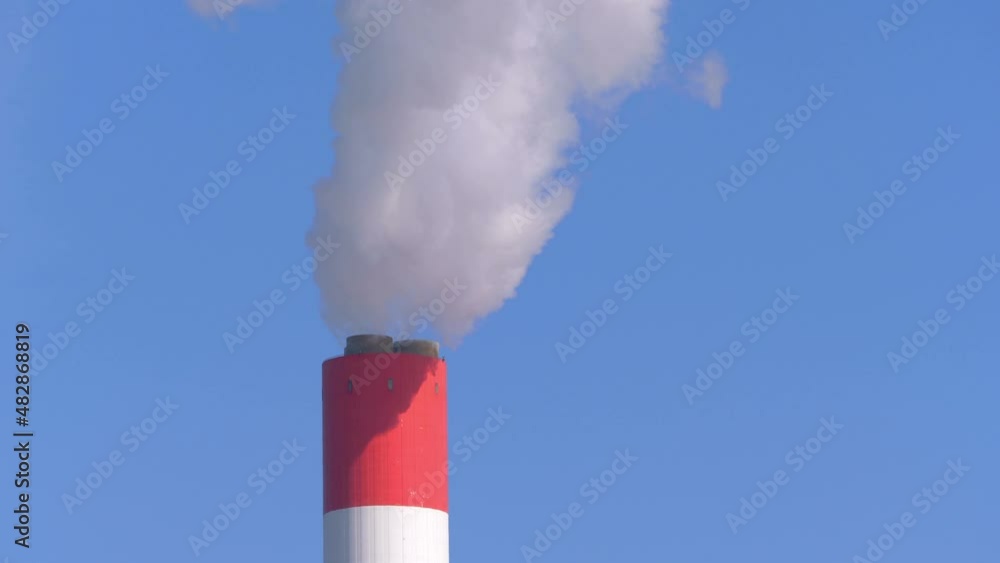 Smoke flowing from the chimney in 4K slow motion 60fps Smoke flowing from the chimney in 4K slow motion 60fps