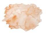 Watercolor abstract spot. Picturesque texture. peach cloud