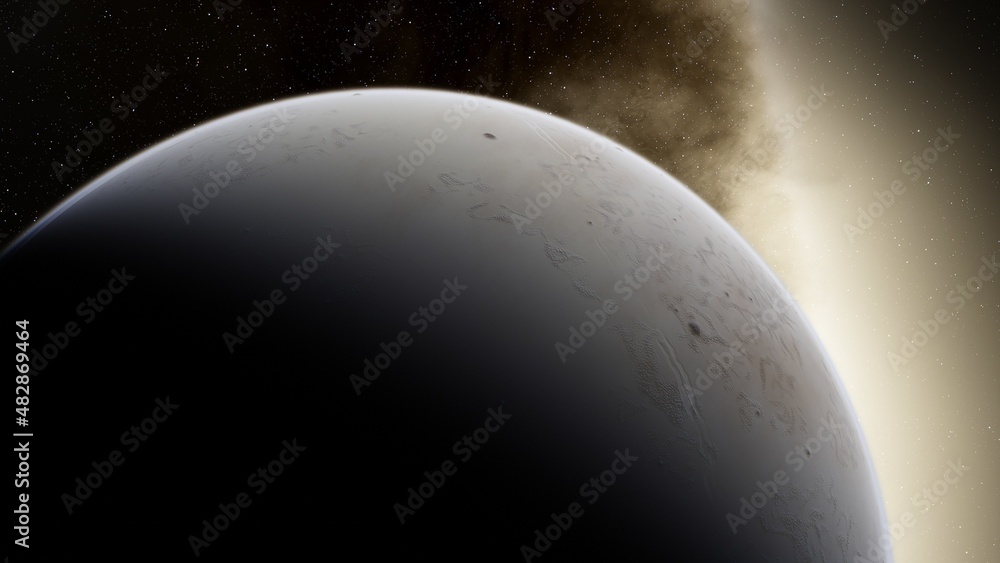 Abstract planets and space background Abstract planets and space background
