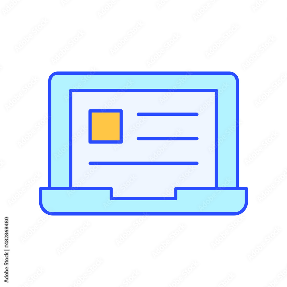 Laptop Vector icon which is suitable for commercial work and easily modify or edit it
Laptop Vector icon which is suitable for commercial work and easily modify or edit it