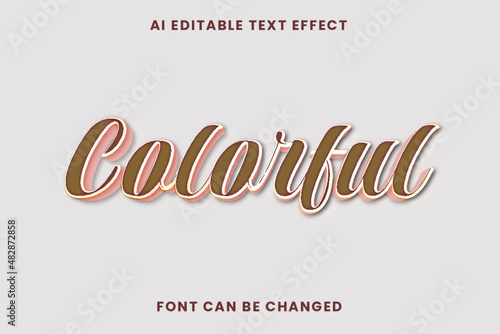 Colorful Text Effect