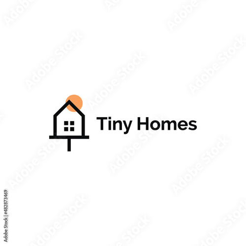 Tiny Homes Logo Design Inspiration Icon Home