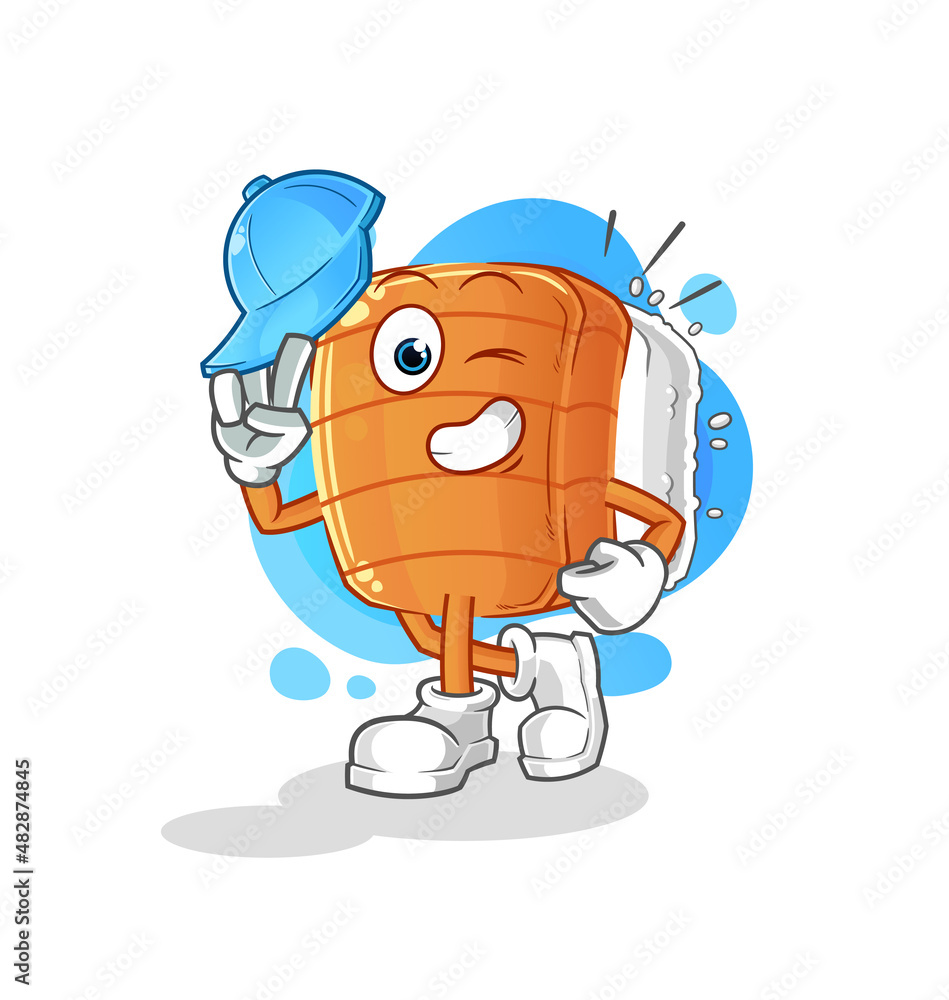 sushi young boy character cartoon sushi young boy character cartoon