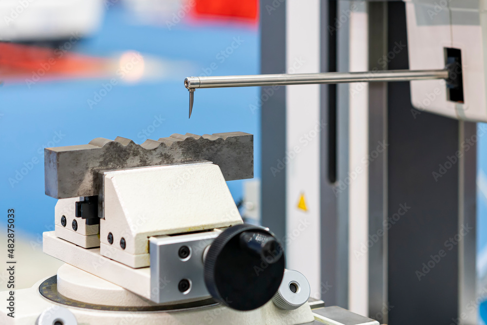 Photo & Art Print Close up machining workpiece metal part or