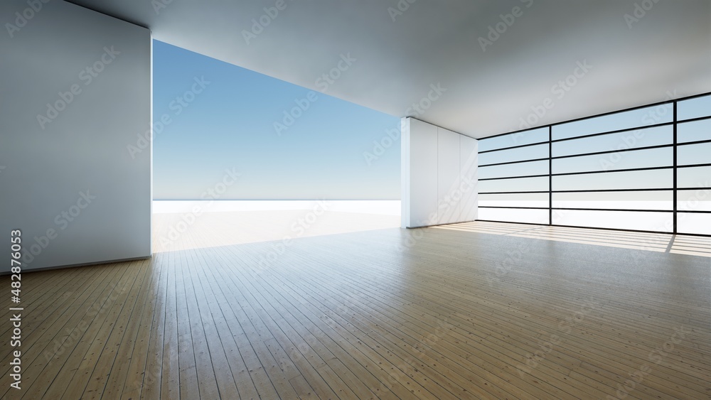 house with big glass window and wooden floor house with big glass window and wooden floor