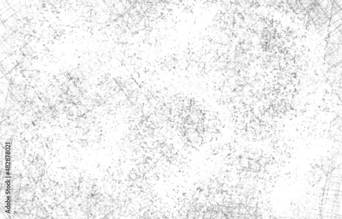 Grunge Black And White Urban. Dark Messy Dust Overlay Distress Background. Easy To Create Abstract Dotted, Scratched, Vintage Effect With Noise And Grain