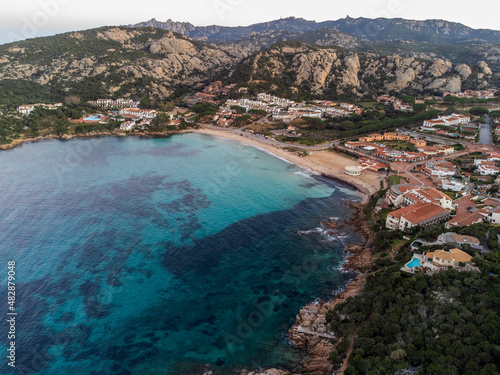 Sardegna  Baja Sardinia  borgo turistico nei pressi della Costa Smeralda