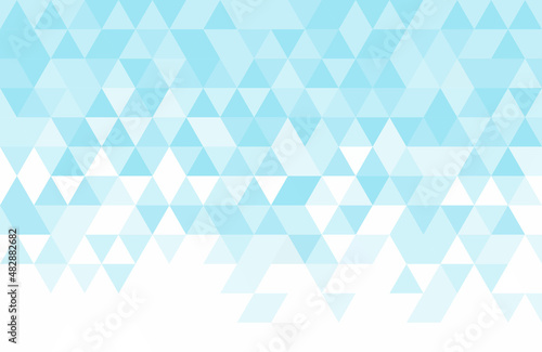 Abstract geometry triangle white and blue background texture pattern .vector
