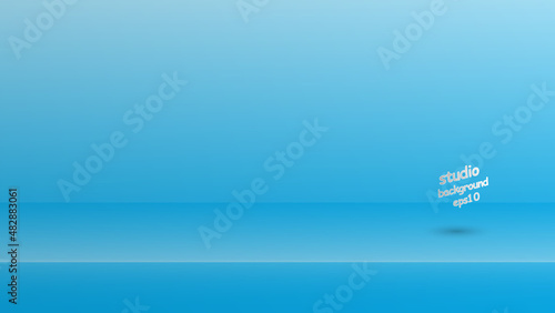 Vector, blank light blue studio room background, product display with copy space for displaying content design. Banner for advertising products on the website - eps10