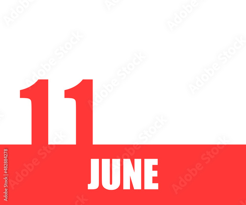 June. 11th day of month, calendar date. Red numbers and stripe with white text on isolated background. Concept of day of year, time planner, summer month Free Download June. 11th day of month, calendar date. Red numbers and stripe with white text on isolated background. Concept of day of year, time planner, summer month - GFXLoad