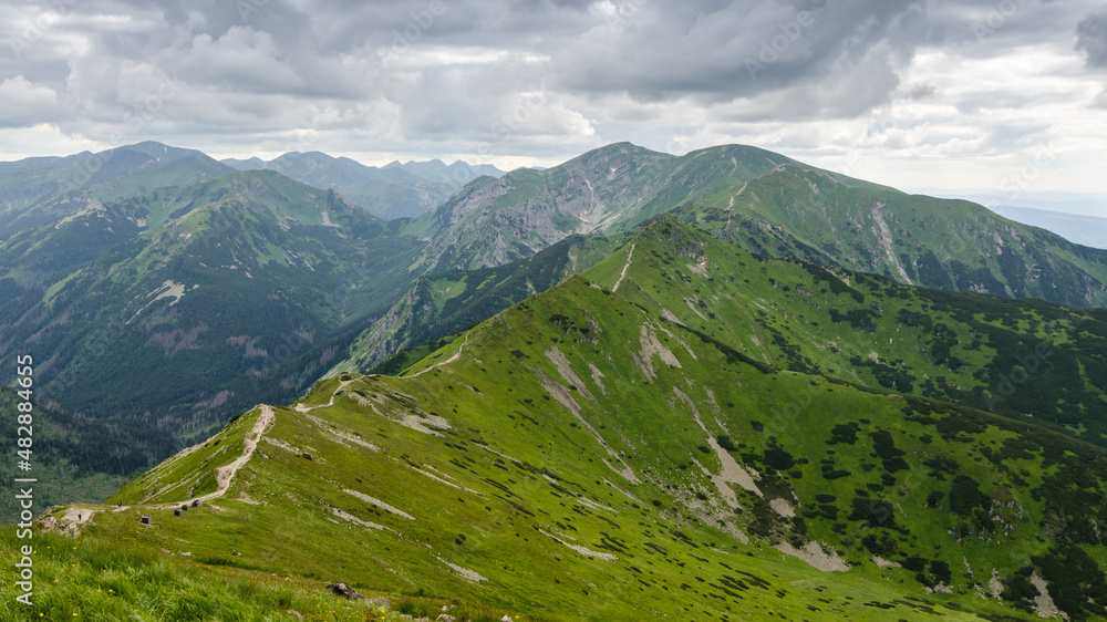 Fototapeta premium panorama landscape in the tatra mountains