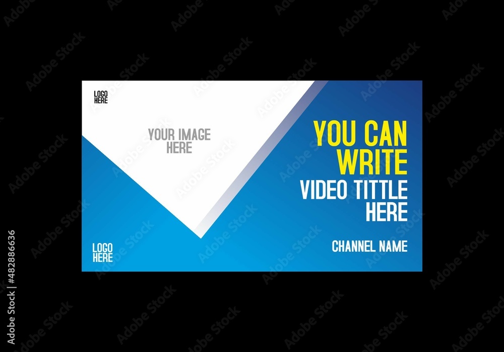 Blue yellow color of video thumbnail Blue yellow color of video thumbnail