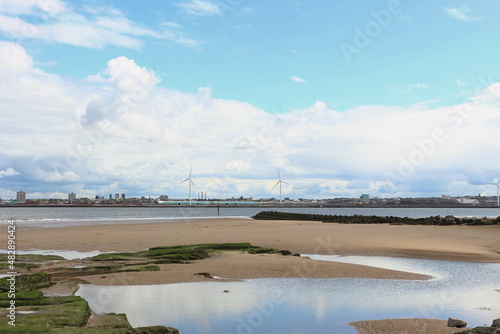 Fototapeta Naklejka Na Ścianę i Meble -  Merseyside landscape, Liverpool