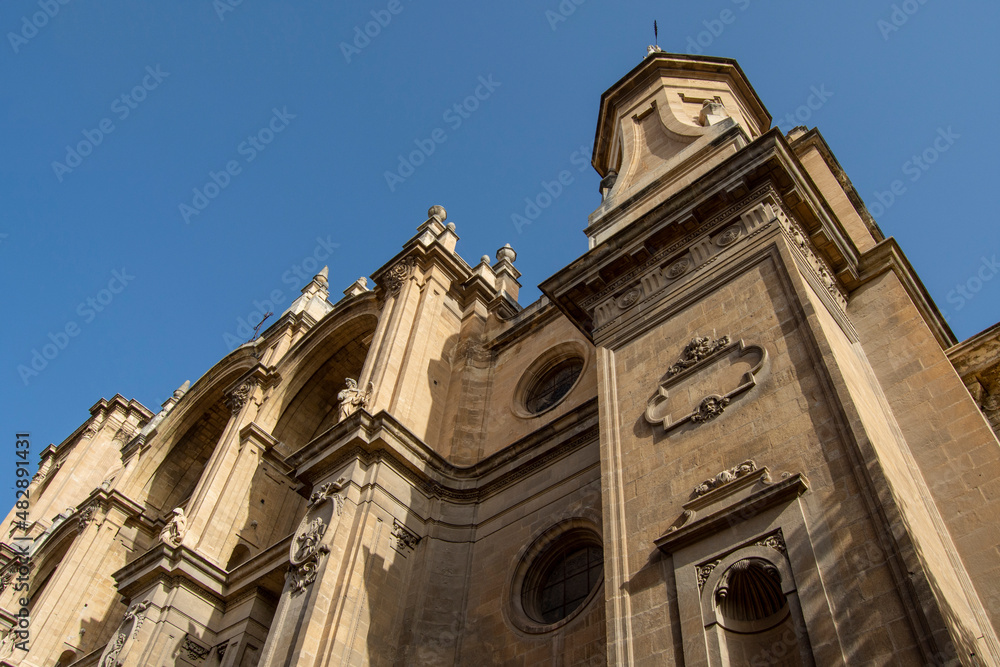 Fachada de la catedral de Granada