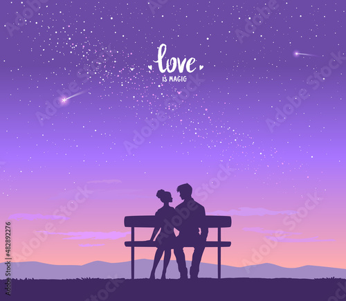lovers on the bench