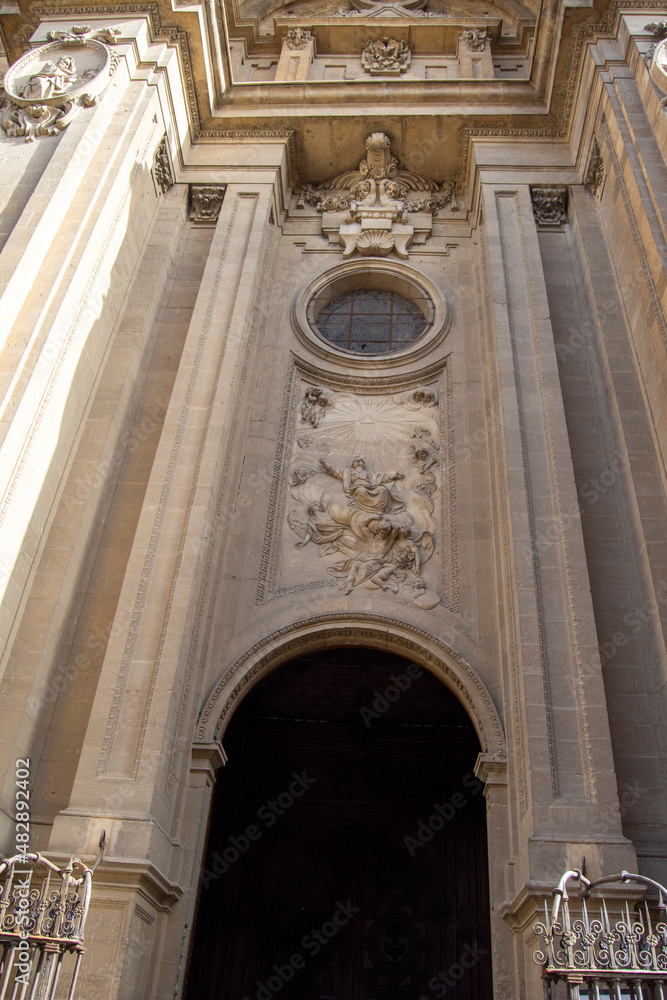 Fachada de la catedral de Granada, lateral
