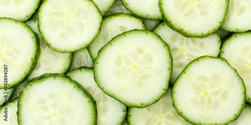Cucumber cucumbers background vegetable vegetables from above panorama Cucumber cucumbers background vegetable vegetables from above panorama