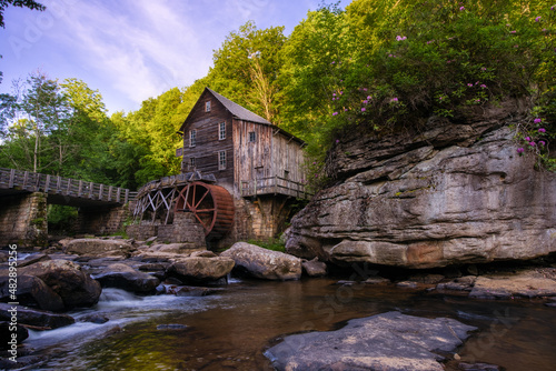 old mill on the river