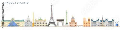 Paris landmarks and monuments