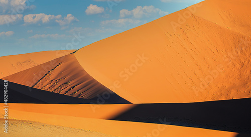 Sand dunes in the Hatta desert  Dubai