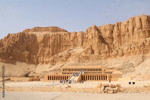 Famous Hatshepsut temple in Thebes, Egypt