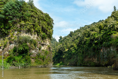 Tour on untouched Whanganui river and through surrounding jungle, New Zealand photo