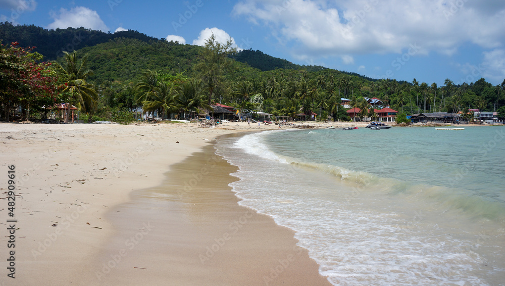 Sandy beach and sea in Thailand Sandy beach and sea in Thailand