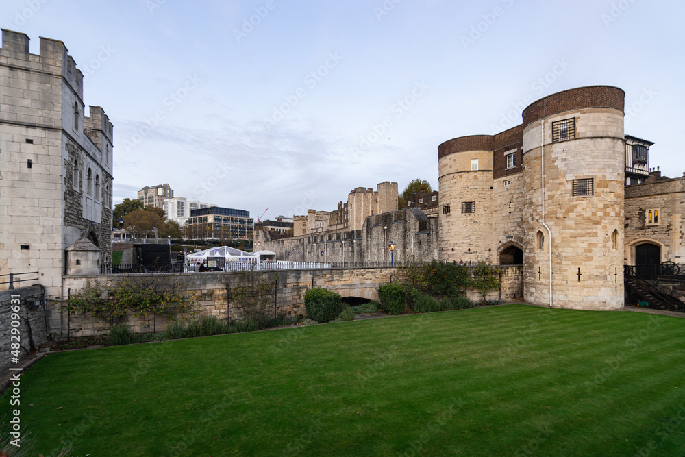 A beautiful sunset over the Tower of London