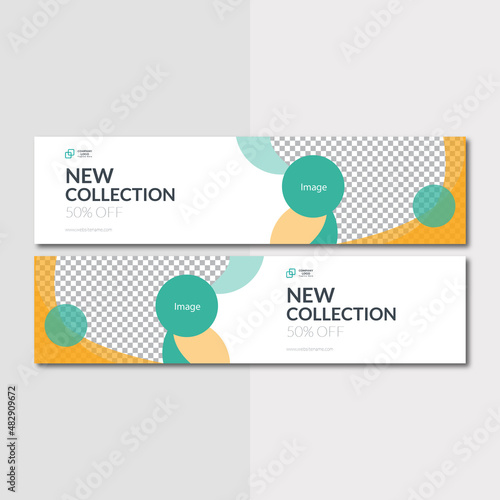Business sale linkedin banner template	
