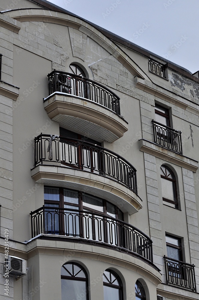 Obraz premium Moscow is the capital of Russia, a city of federal significance, the administrative center of the Central Federal District and the center of the Moscow Region, which is not part of it.