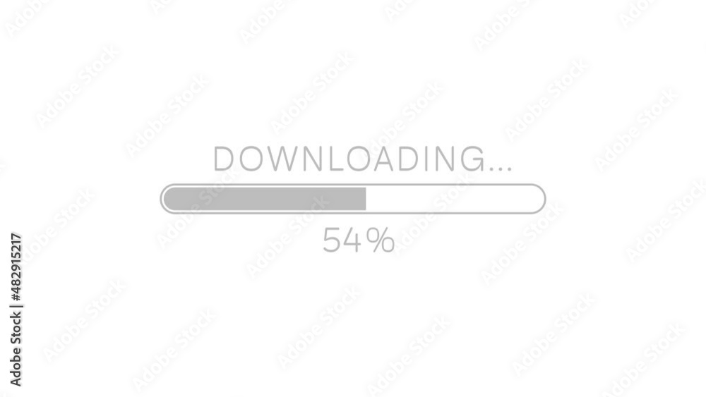 File download bar animation white background File download bar animation white background