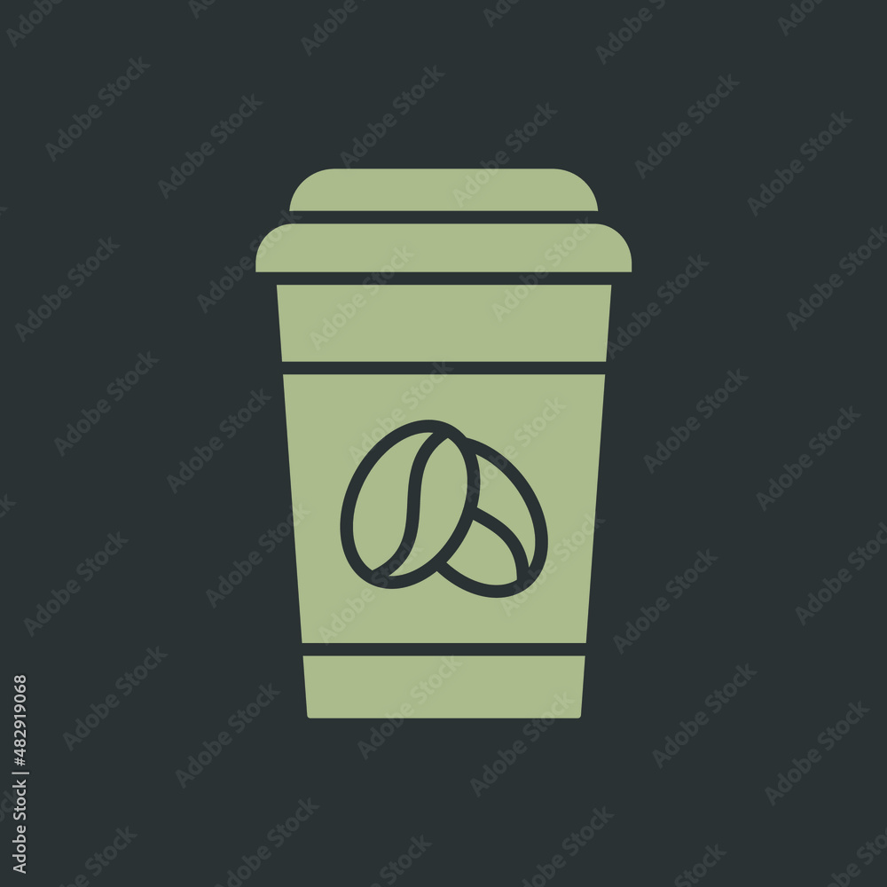 coffe cup icons symbol vector elements for infographic web coffe cup icons symbol vector elements for infographic web