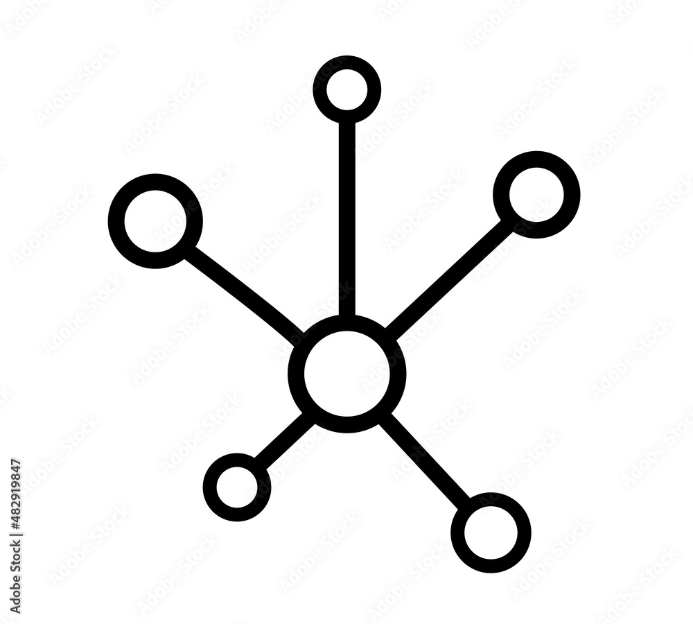 Molecule flat icon. Pictogram for web. Line stroke. Atom symbol isolated on white background. Vector eps10 Molecule flat icon. Pictogram for web. Line stroke. Atom symbol isolated on white background. Vector eps10