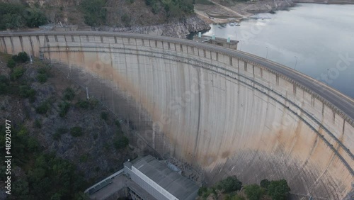 Water reservoir in Pedrogao Grande, center of Portugal photo