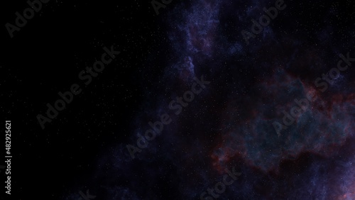 Fototapeta Naklejka Na Ścianę i Meble -  Deep space nebula with bright stars. Multicolor Starfield Infinite space. Milky way. Outer space background with stars and nebulas. Star clusters, Supernova nebula outer space background.