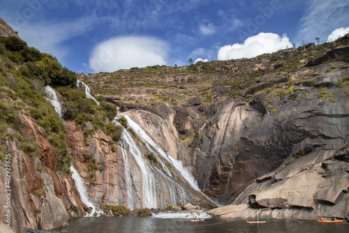 Ezaro Waterfall in Galicia in Spain