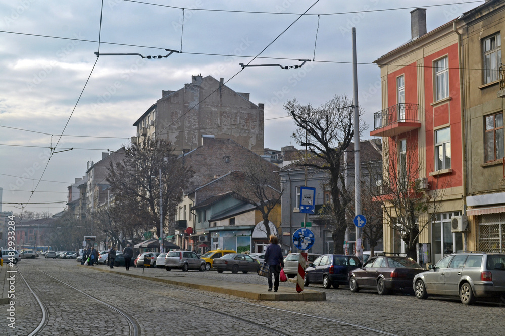 Around Sofia, the capital of Bulgaria, an autumn morning.