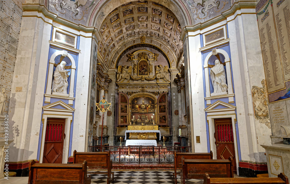 Chapelle royale de la cathédrale d'Apt, Vaucluse, Provence-Alpes-Côte d'Azur, France