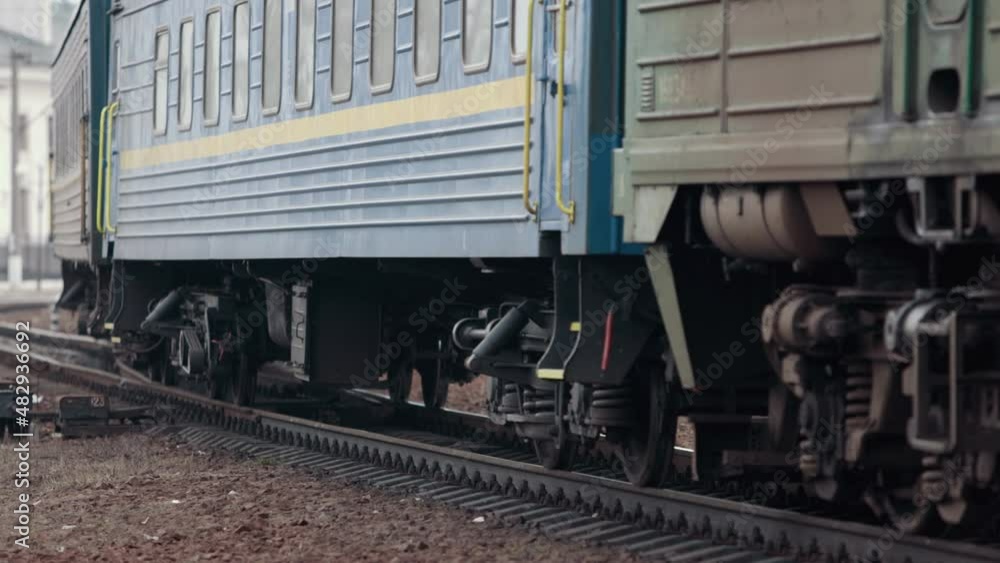 Transportation by railway. Rail shipping logistics concept. Import export goods Transportation by railway. Rail shipping logistics concept. Import export goods