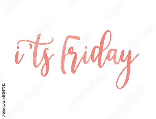 red friday lettering