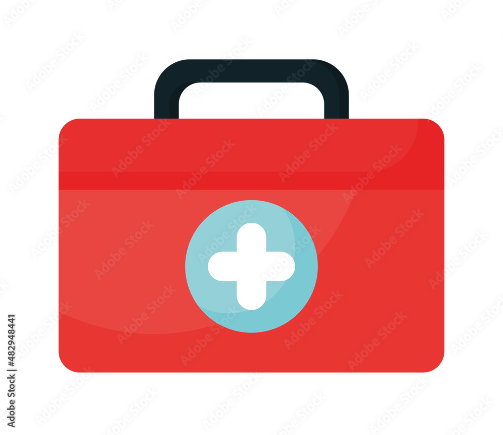 Obraz premium red first aid