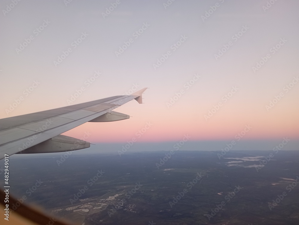 Fototapeta premium wing of airplane