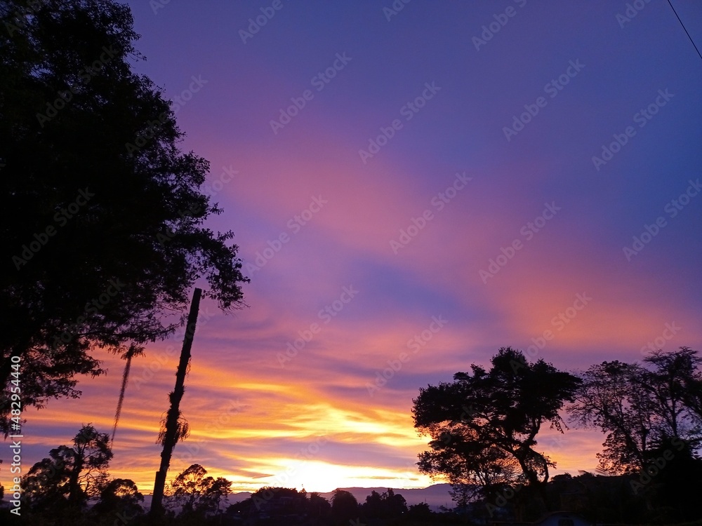 Fototapeta premium Fabrica de atardeceres